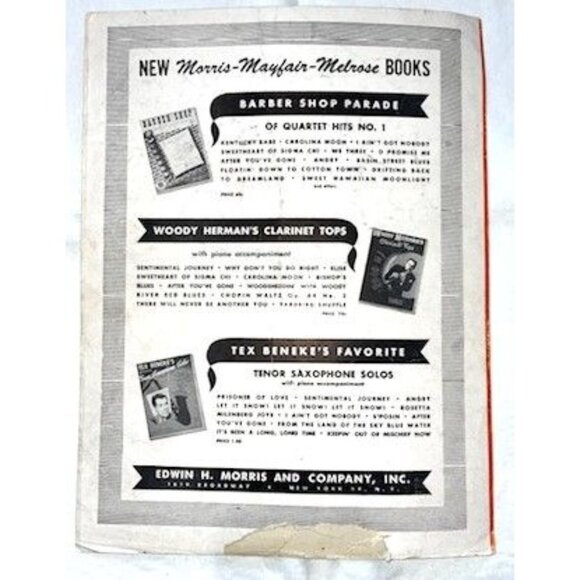 Sheet Music: Sioux City Sue, Gene Autry, 1945 (Rare) - Picture 2 of 4